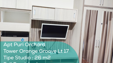 Apartement Puri Orchard Tower Orange Groove Wing A Lt 17, Studio, Full Furnished