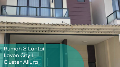 Rumah 2 Lantai Lavon City 1 Cluster Allura, Tipe 7X11, Lt/Lb 77/93 M2, Semi Furnished