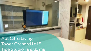 Apartement Citra Living Tower Orchard LT 15, Studio, Full Furnished