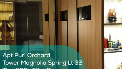 Apartement Puri Orchard Tower Magnolia Spring Wing A LT 32, 2Br, Full Furnished