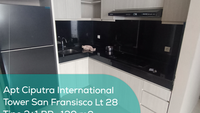 Apartement Ciputra International Tower San Fransisco Lt 28, 3+1 BR, Full Furnished