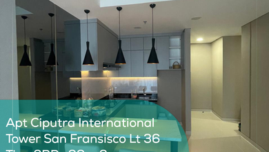 Apartement Ciputra International Tower San Fransisco Lt 36, 2BR, Full Furnished