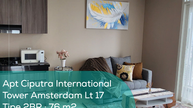 Apartement Ciputra International Tower Amsterdam Lt 17, 2BR, Full Furnished