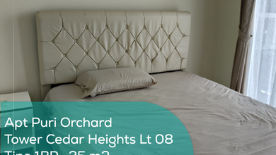 Apartement Puri Orchard Tower Cedar Height Wing A LT 08, 1Br, Full Furnished