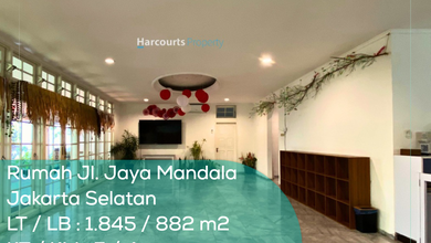 Dijual Rumah Jl Jaya Mandala, Lt/Lb 1845/882 M2, SHM