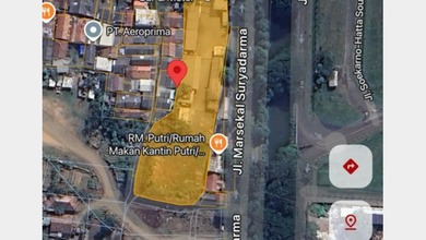 Dijual Kavling Belakang Bandara Jalan Utama Jl Marsekal Suryadarma Akses Kontainer