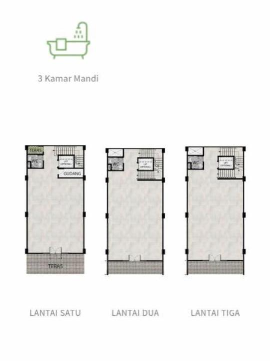 Disewakan Ruko Soho Ebony Golf Island PIK