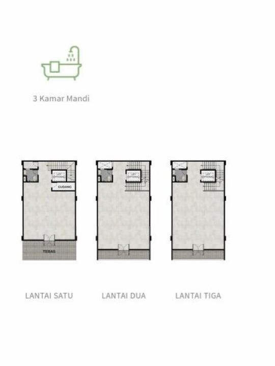 Disewakan Ruko Soho Ebony Golf Island PIK