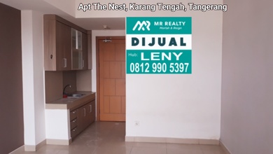JUAL MURAH...THE NEST APARTMENT, STUDIO 27 M2, DI KARANG TENGAH, TANGERANG, LAGI BU