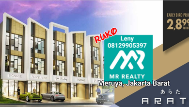 RUKO BARU DI MERUYA, JAKARTA BARAT