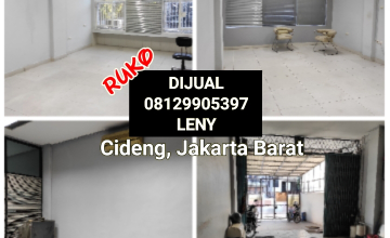 RUKO KOMERSIL 5 LT BAGUS SIAP PAKAI DI CIDENG, JAKARTA PUSAT