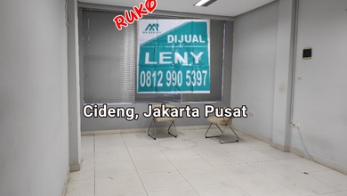 RUKO KOMERSIL BAGUS SIAP PAKAI DI CIDENG, JAKARTA PUSAT