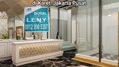 GEDUNG KANTOR BARU BARU 8 LANTAI + BASEMENT, ADA LIFT DI KARET, JAKARTA PUSAT