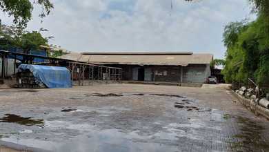 Gudang Workshop di jl Mangga Ubi Kapuk, luas 1,75Ha