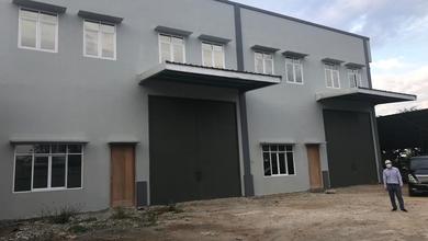 Gudang Teluk Naga hadap jalan raya brand new akses bagus