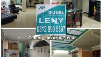 Turun Harga Rumah Bagus Siap Huni Di Cideng, Jakarta Pusat