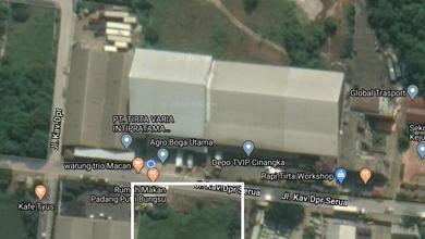 Tanah Industri Pergudangan Siap Bangun di Kavling Dpr Serua Bogor