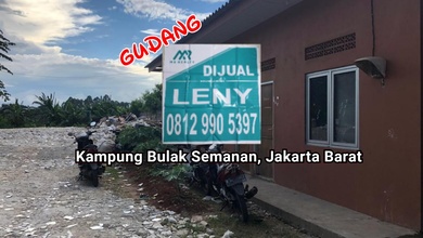 TANAH DAN BANGUNAN IZIN PERGUDANGAN DI KAMPUNG BULAK SEMANAN RAYA, CENGKARENG, JAKARTA BARAT