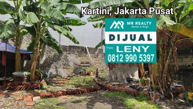TERMURAH...HARGA NJOP...DIJUAL KAVLING SIAP BANGUN DI KARTINI, JAKARTA PUSAT