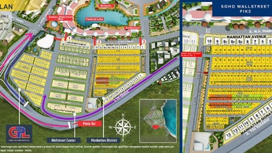 DIJUAL KAVLING COMERSIL PIK 2 WALL STREET  